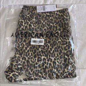 brand new AE Cheeta print shorts